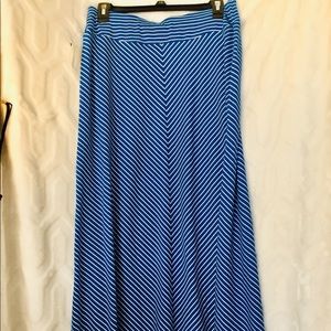 Talbots Striped blue/white skirt. Price Drop .NWOT